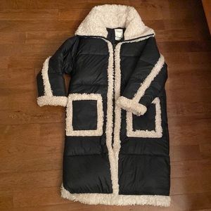 Abercrombie and Fitch Quilted and Sherpa jacket